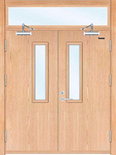 木質(zhì)隔熱防火門