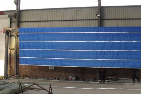 卷簾門無機布防火門